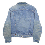 LEVI'S Mens Blue Denim Jacket XL Cotton Button Front Classic Fit Vintage Style