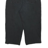 LEVI'S Womens Black Denim Casual Shorts L W30 Classic Fit Button Closure