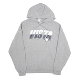 RUSSELL ATHLETIC Mens Grey Vista Hoodie M Casual Cotton Pullover Sweatshirt