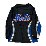 Age 8 Mets Majestic Windbreaker - Small Black Polyester