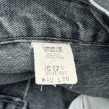 Made In USA 517 Levis Boot Cut Jeans - 33W 30L Gray Cotton