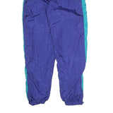 Mens Joggers Blue & Teal Relaxed Straight 2XL W28 L32 Polyester Blend