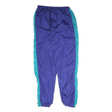 Mens Joggers Blue & Teal Relaxed Straight 2XL W28 L32 Polyester Blend