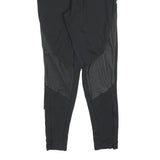 ADIDAS Mens Joggers Black S W26 L28 Slim Tapered Three Stripe Athletic Track