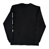 Carhartt Spellout Long Sleeve T-Shirt - Small Black Cotton