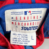 Chicago Cubs Starter Graphic Windbreaker - Large Blue Nylon