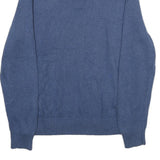 POLO RALPH LAUREN Mens Blue Pullover Plain Half Button Crew Neck Regular L