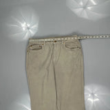 Ralph Lauren Cord Trousers - 30W UK 10 Beige Cotton