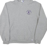 RUSSELL ATHLETIC Mens Grey Fightin Knights Football Pullover Hoodie M Cotton