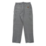 Carhartt Double Knee Carpenter Trousers - 31W 30L Grey Cotton