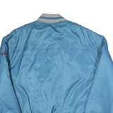 PUMA Mens Blue Bomber Jacket S Polyester Plain Zip Retro Vintage Sport