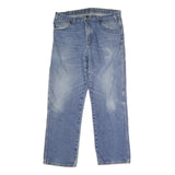 DICKIES Mens Regular Fit Blue Denim Jeans Button W36 L29 Classic Workwear