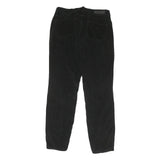 CALVIN KLEIN JEANS Womens Cotton Blend Black Regular Straight Trousers W30 L30