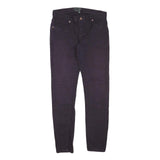 TED BAKER Womens Slim Black Stretch Denim Jeans W28 L28 Zip Closure Stylish