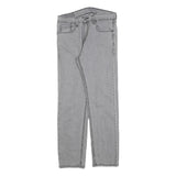 LEVI'S 505 Mens Jeans Grey Regular Straight Denim Medium W31 L30 Classic Fit