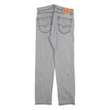 LEVI'S 505 Mens Jeans Grey Regular Straight Denim Medium W31 L30 Classic Fit