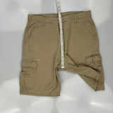 Wrangler Cargo Cargo Shorts - 32W 10L Khaki Cotton