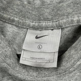 Nike T-Shirt - Large Grey Cotton