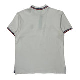 Mickey Mouse Disney Cartoon Polo Shirt - Large White Cotton