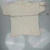 Single Stitch Unbranded Graphic T-Shirt - Large Beige Cotton