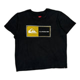 Quiksilver Graphic T-Shirt - XL Black Cotton