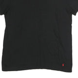 POLO RALPH LAUREN Mens Black Cotton T-Shirt L Short Sleeve Crew Neck Classic