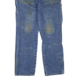 DICKIES Mens Regular Fit Blue Denim Jeans W32 L30 Workwear Zip Closure