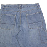 BR DENIM Mens Shorts Blue Denim Casual 2XL W40 Relaxed Fit Cotton Blend