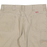 WRANGLER Mens Shorts Beige Casual L W36 Cotton Blend Utility Style
