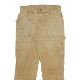 DICKIES Mens Jeans Beige Regular Straight Denim W32 L29 Workwear Utility