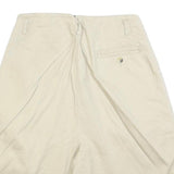 BE Womens Shorts Beige Casual Plain S W28 Cotton Blend Relaxed Fit