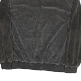 ALFRED DUNNER Mens Black & Purple & Turquoise Crew Neck M Colourblock Sweatshirt