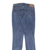 LEVI'S 505 Womens Jeans Blue Regular Straight Denim Medium W28 L32 Classic Fit