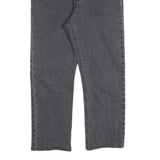 LEVI'S 501 Womens Jeans Black Regular Straight Denim Dark W29 L23 Classic Button