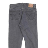 LEVI'S 501 Womens Jeans Black Regular Straight Denim Dark W29 L23 Classic Button