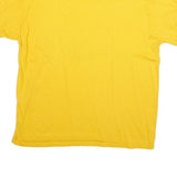 GILDAN Mens Yellow Playoff Basketball Graphic T-Shirt XL Short Sleeve Crew Neck
