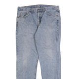 LEVI'S 501 Mens Jeans Blue Regular Straight Denim Light W36 L30 Classic Fit
