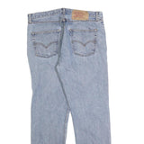 LEVI'S 501 Mens Jeans Blue Regular Straight Denim Light W36 L30 Classic Fit