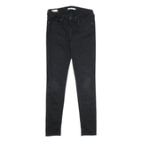 LEVI'S 711 Skinny Womens Jeans Black Slim Skinny Denim Medium W28 L32