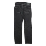 LEVI'S 511 Mens Black Regular Skinny Denim Dark W32 L32 Zip Cotton Jeans