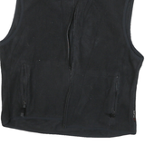 WOOLRICH Mens Black Classic Outdoor Jacket M Polyester Blend Fleece Sleeveless