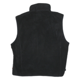 WOOLRICH Mens Black Classic Outdoor Jacket M Polyester Blend Fleece Sleeveless