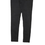 OASIS Womens Slim Black Cotton Blend Denim Jeans W29 L29 Zip Comfort Stretch