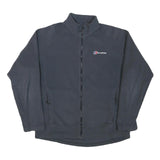 BERGHAUS Mens Black Jacket M Polyester Blend Zip Outdoor Casual Lightweight