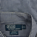 Polo By Ralph Lauren Checked Shirt - XL Blue Cotton