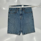 Levis Denim Shorts - 31W 10L Blue Cotton