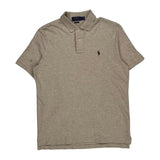Polo By Ralph Lauren Polo Shirt - Medium Beige Cotton
