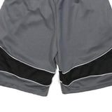 REEBOK Mens Grey & Black Sports Casual Shorts M W24 Elastic Waist