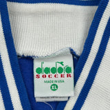 Diadora Football Shirt - XL Blue Polyester