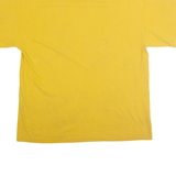 TCX APPAREL Mens Yellow Martin University Graphic T-Shirt XL Short Sleeve Crew